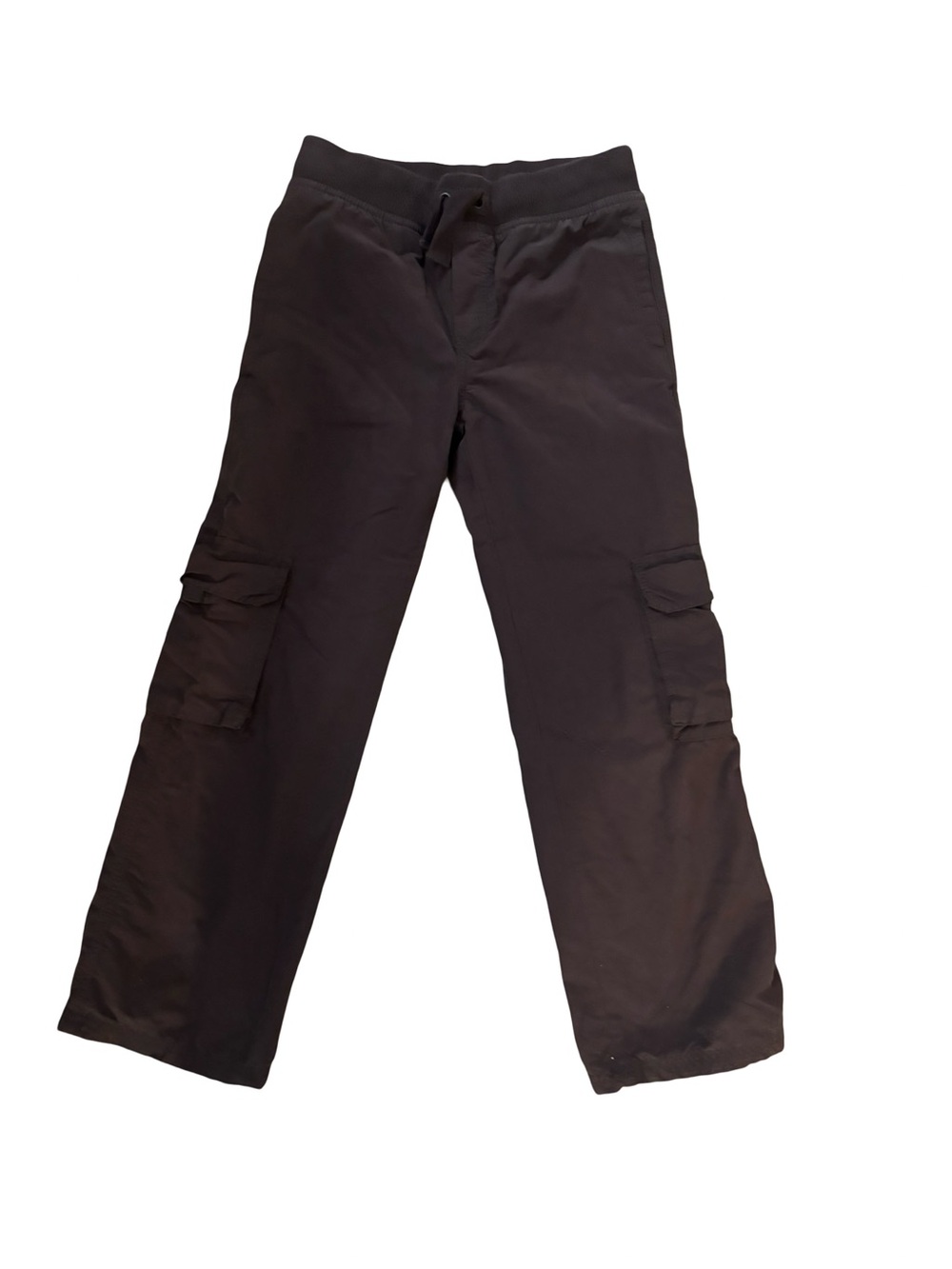 Gymboree Brown Comfy  Casual Lined Pull On Cargo Pants with Drawstring Size 10